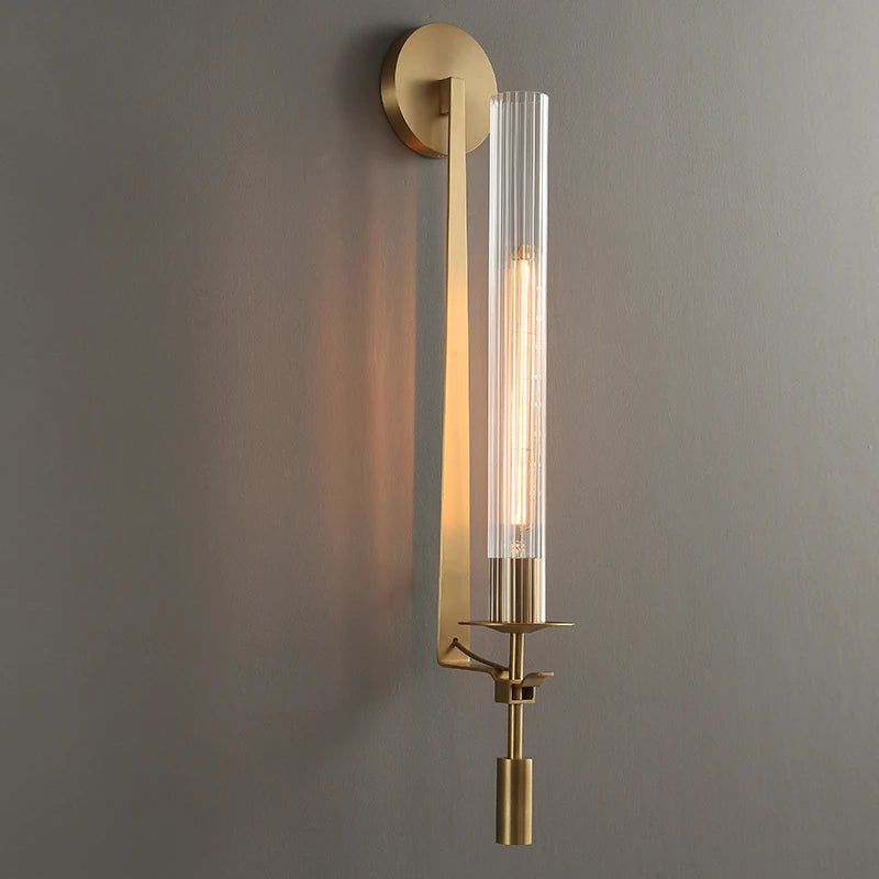 Dagny Modern Wall Sconce in Gold