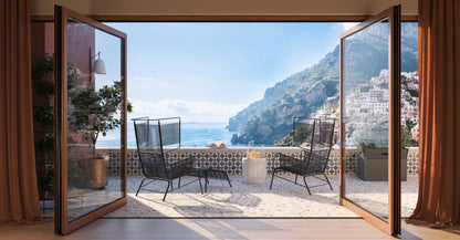 Fifty Outdoor Armchair, Black