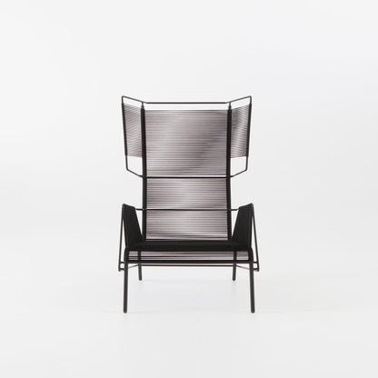 Fifty Outdoor Armchair, Black