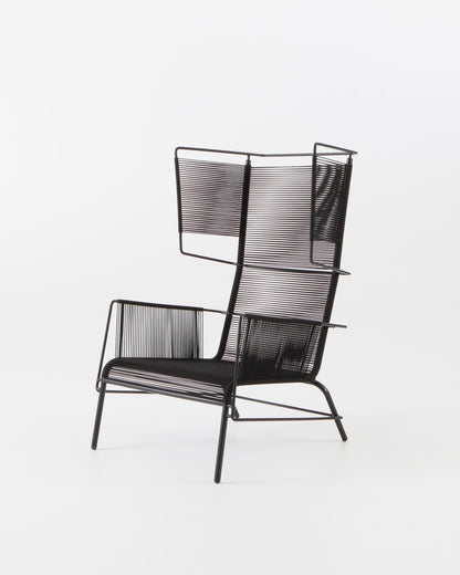Fifty Outdoor Armchair, Black