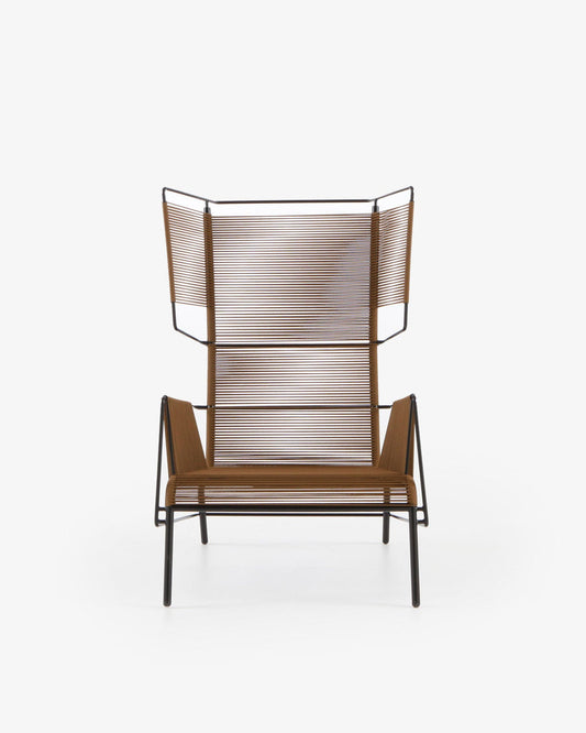 Fifty Outdoor Armchair, Brown