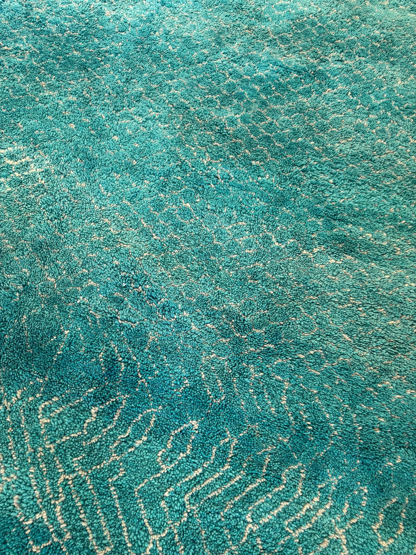 Vintage Moroccan Rug - Turquoise