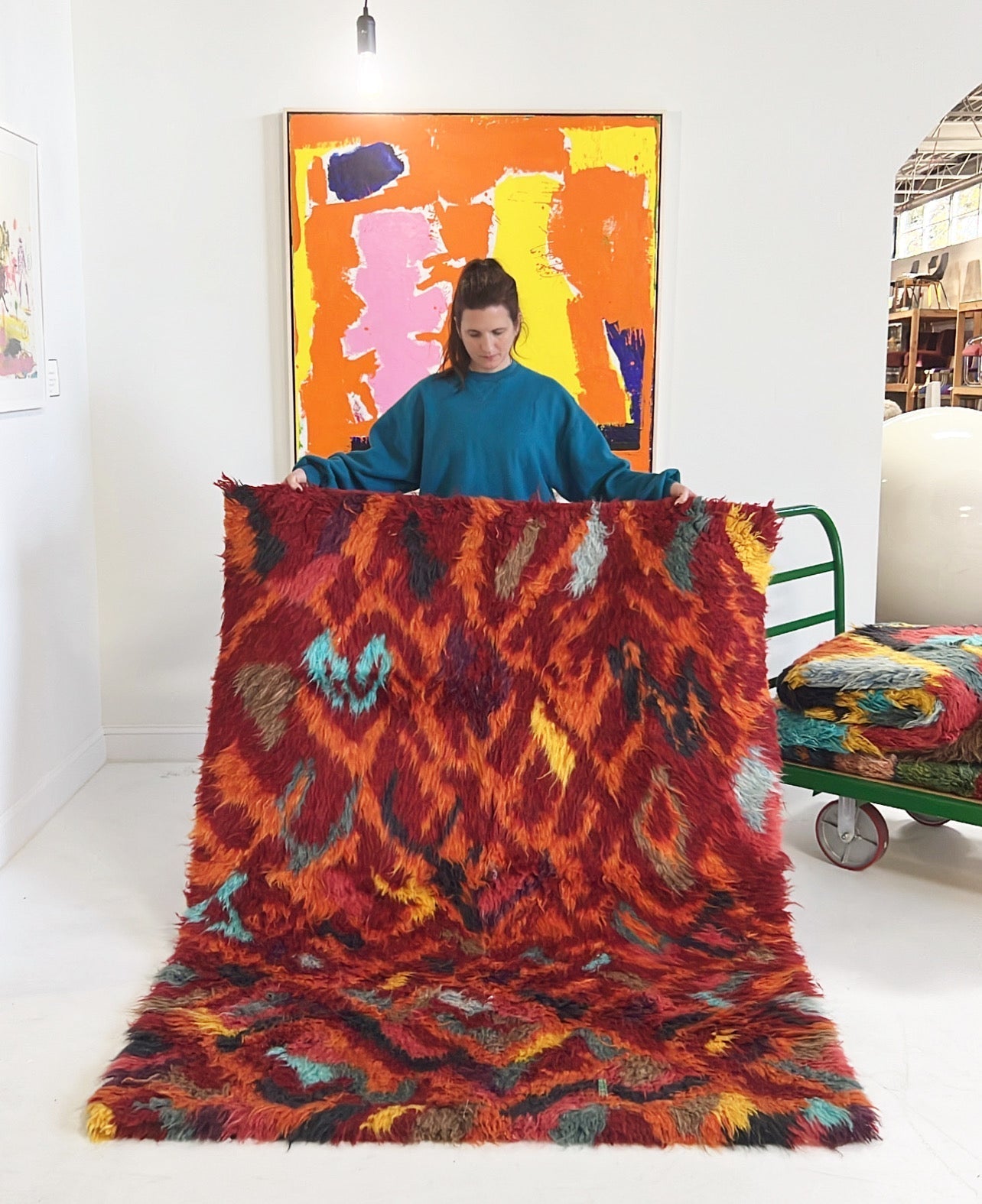 Vintage Gabbeh Rug No. 8