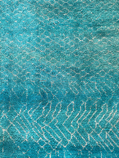 Vintage Moroccan Rug - Turquoise