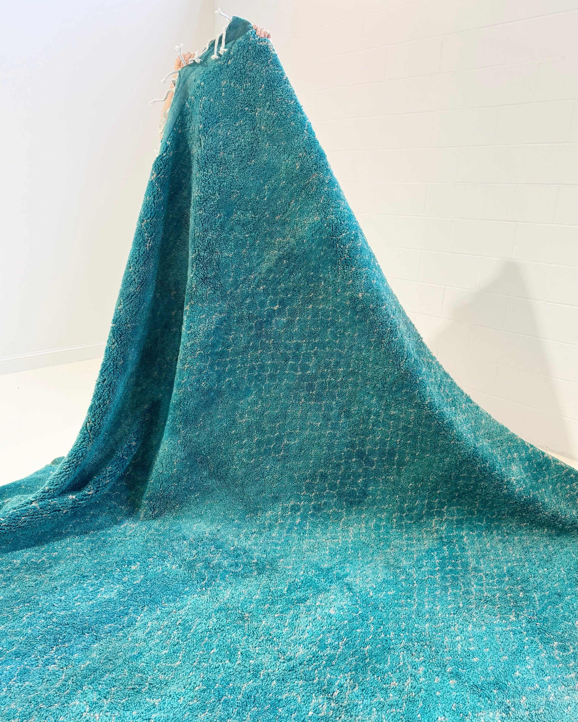 Vintage Moroccan Rug - Turquoise