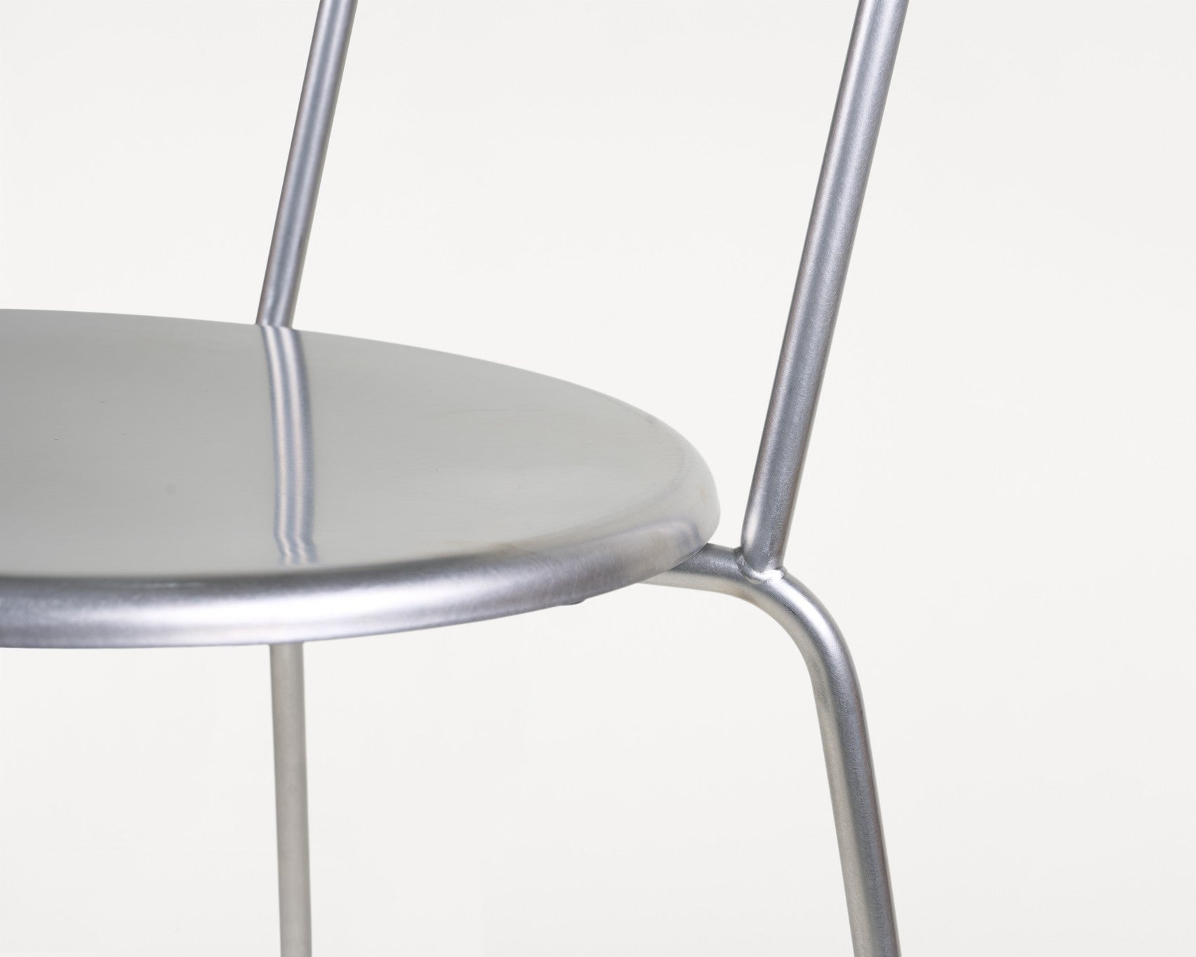 Petit Rond Chair | Stainless Steel