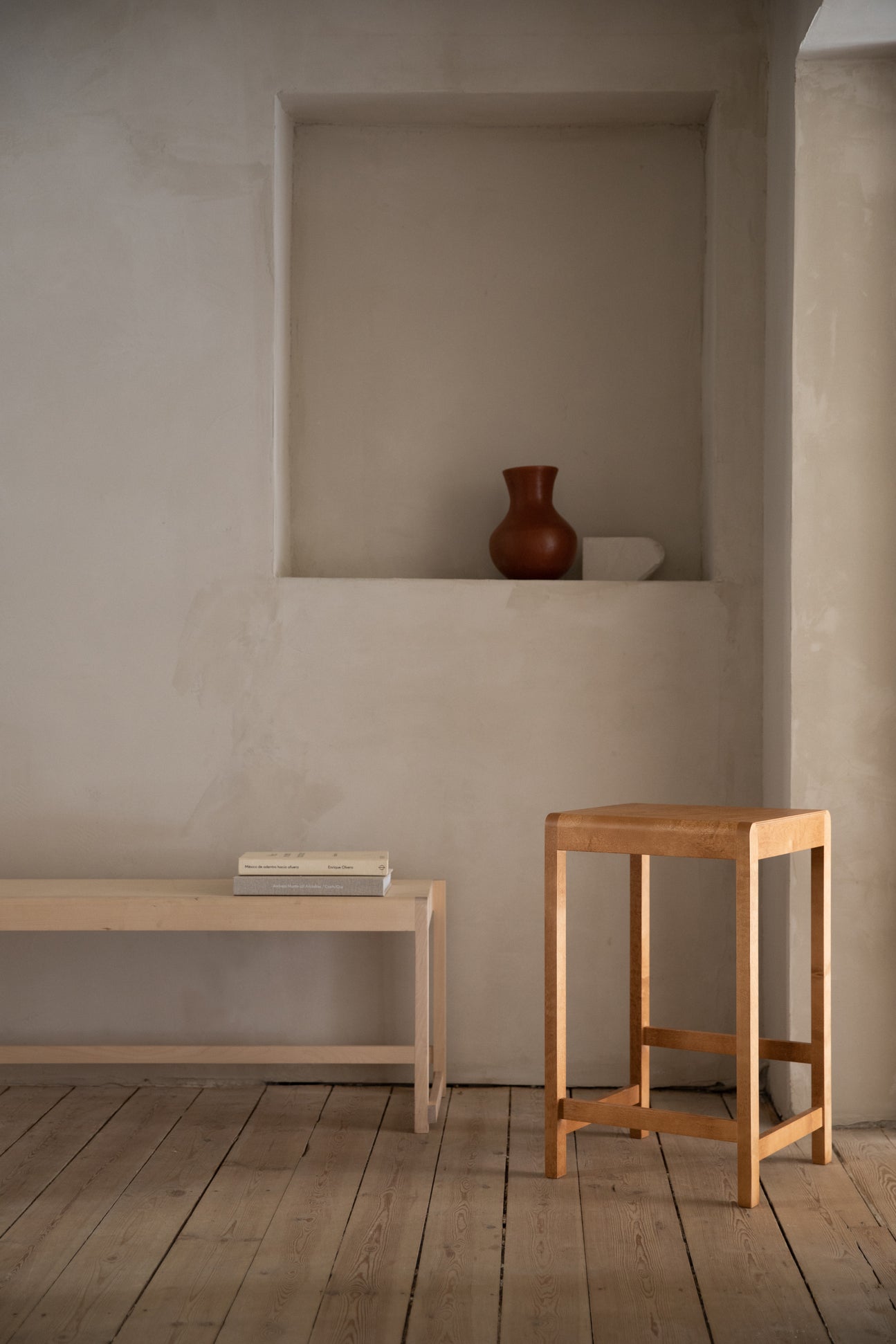 Stool 01 | Warm Brown Birch