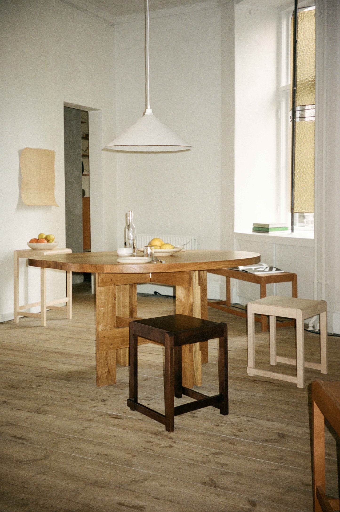 Stool 01 | Dark Brown Birch