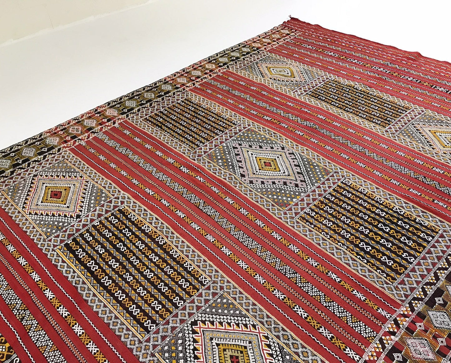 Vintage Handmade Kilim Rug from Morocco