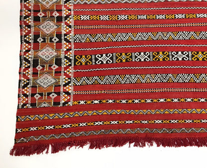 Vintage Handmade Kilim Rug from Morocco
