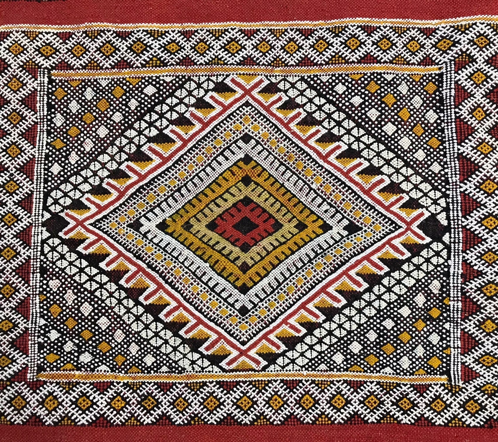 Vintage Handmade Kilim Rug from Morocco