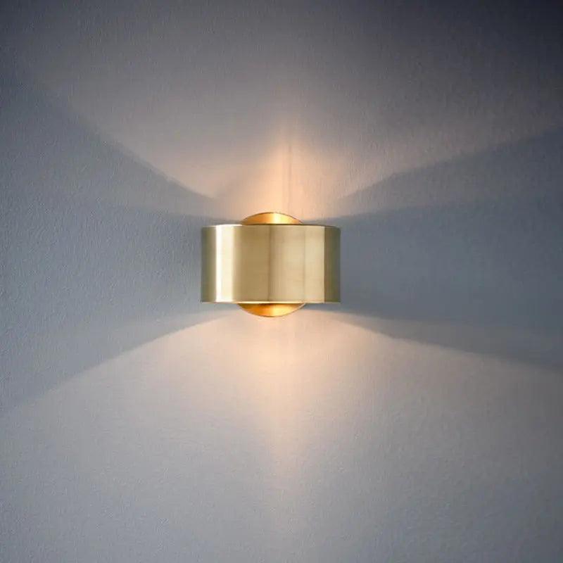 Kerstin Modern Wall Lamp - Sleek Black & Gold Finish