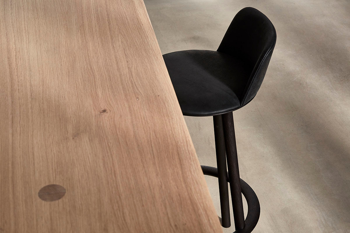 OVO Bar Chair | Ebonized Oak