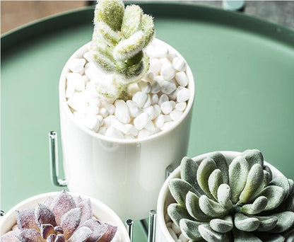 Ida - Ceramic Flower Planters with Modern Stand